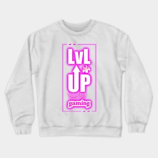 Neon Pink LvL UP Crewneck Sweatshirt